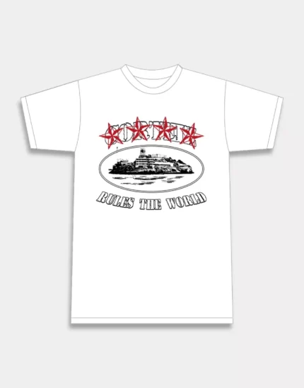 Corteiz 4Star OG 182 White T-Shirt