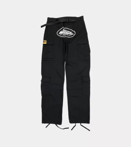 Corteiz 4Starz Special Edition Black Cargos