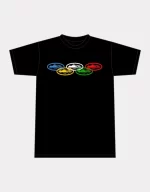 Corteiz 4Star OG 182 Olympic Black T-Shirt