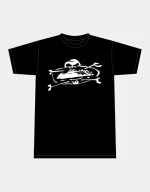 Corteiz 4Star OG 182 Skull Black T-Shirt