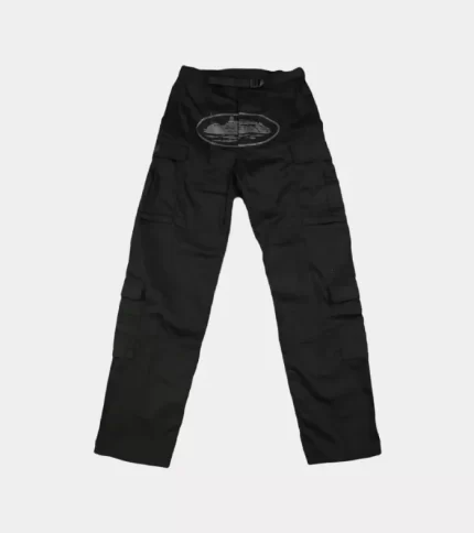 Corteiz 4Starz Special Triple Black Cargos