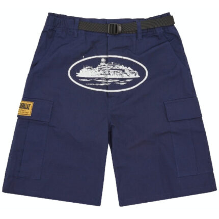 Corteiz 4Star Navy Shorts